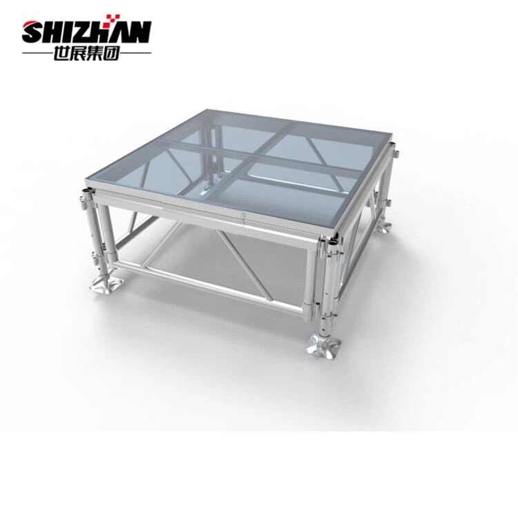 Tempered Glass Podium Stage